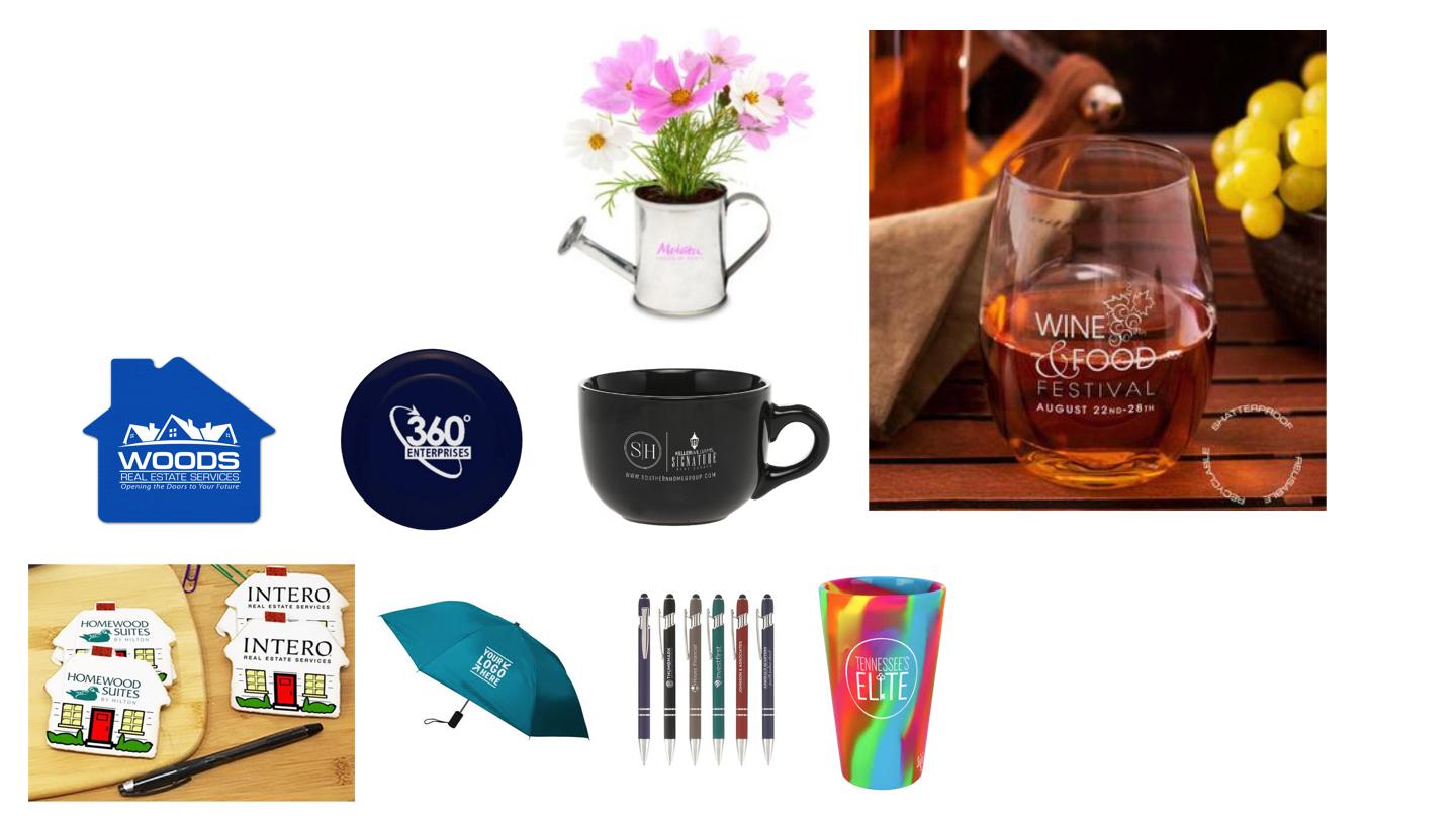 Customize with your logo on gifts that your clients will cherish.